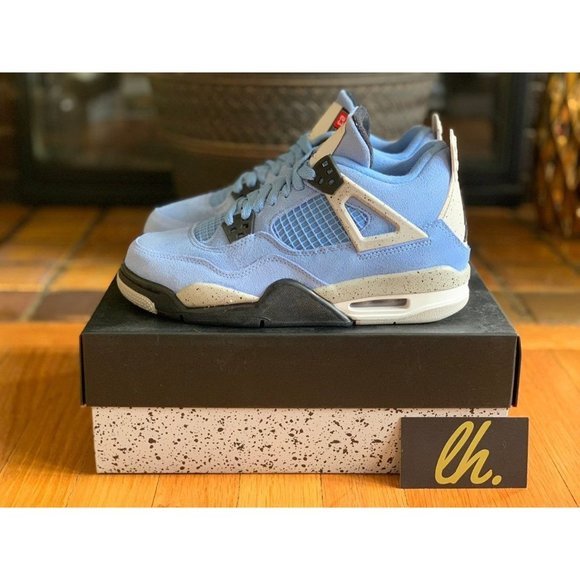 Size 5y Air Jordan Retro 4 "University Blue" - Picture 1 of 5